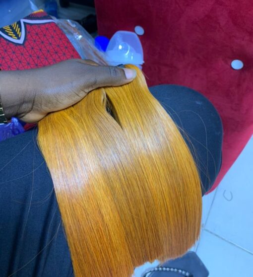10″ Gucci Bone Straight(brown) 200g 2×6 closure