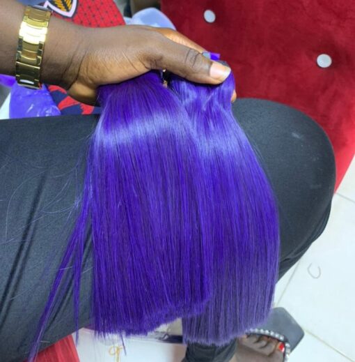 10″ Gucci Bone Straight(purple) 200g 2×6 closure