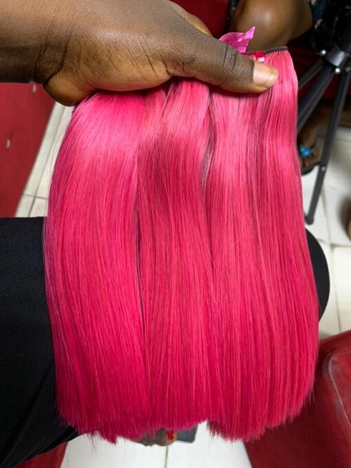 10″ Gucci Bone Straight(pink) 200g 2×6 closure