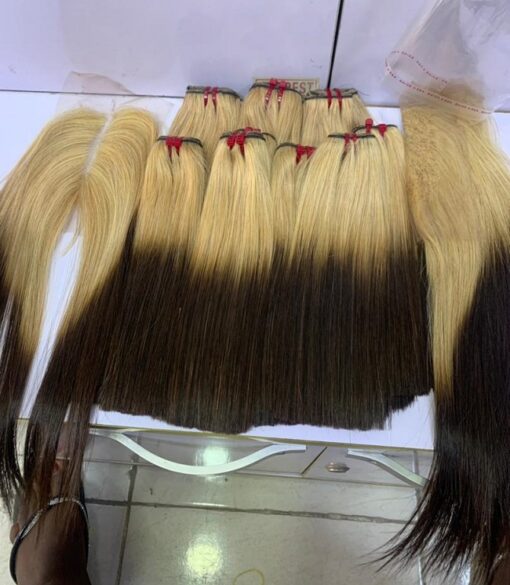 10" SDD Bone straight( blonde brown) 200g 2x6