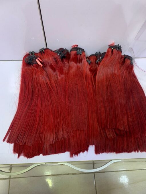 10" Bone Straight (burgundy) 200g 2x6 closure