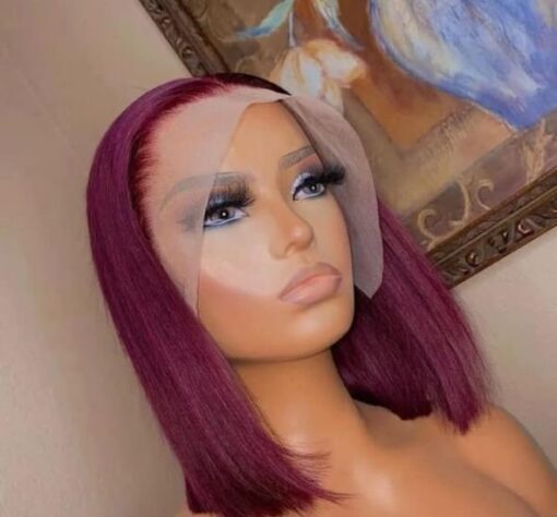 10" DD Full frontal Wig (burgundy)