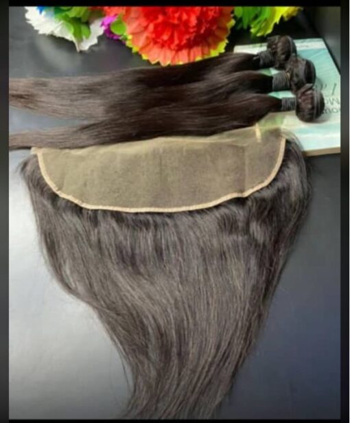 18" Silky Straight and Frontal