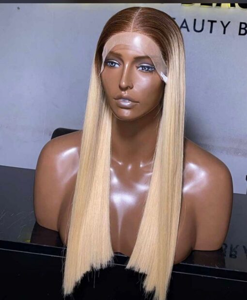 18" Gucci Bone Straight (blonde) 200g and frontal