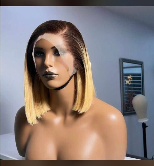 10" SDD Bone straight (blonde) bundles and frontal