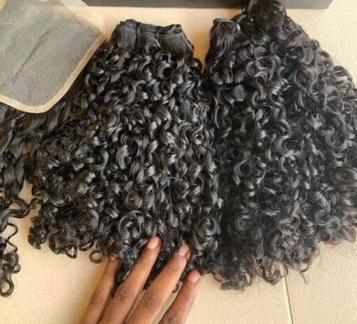 10" SDD Pixie Curl 200g 4x4 closure